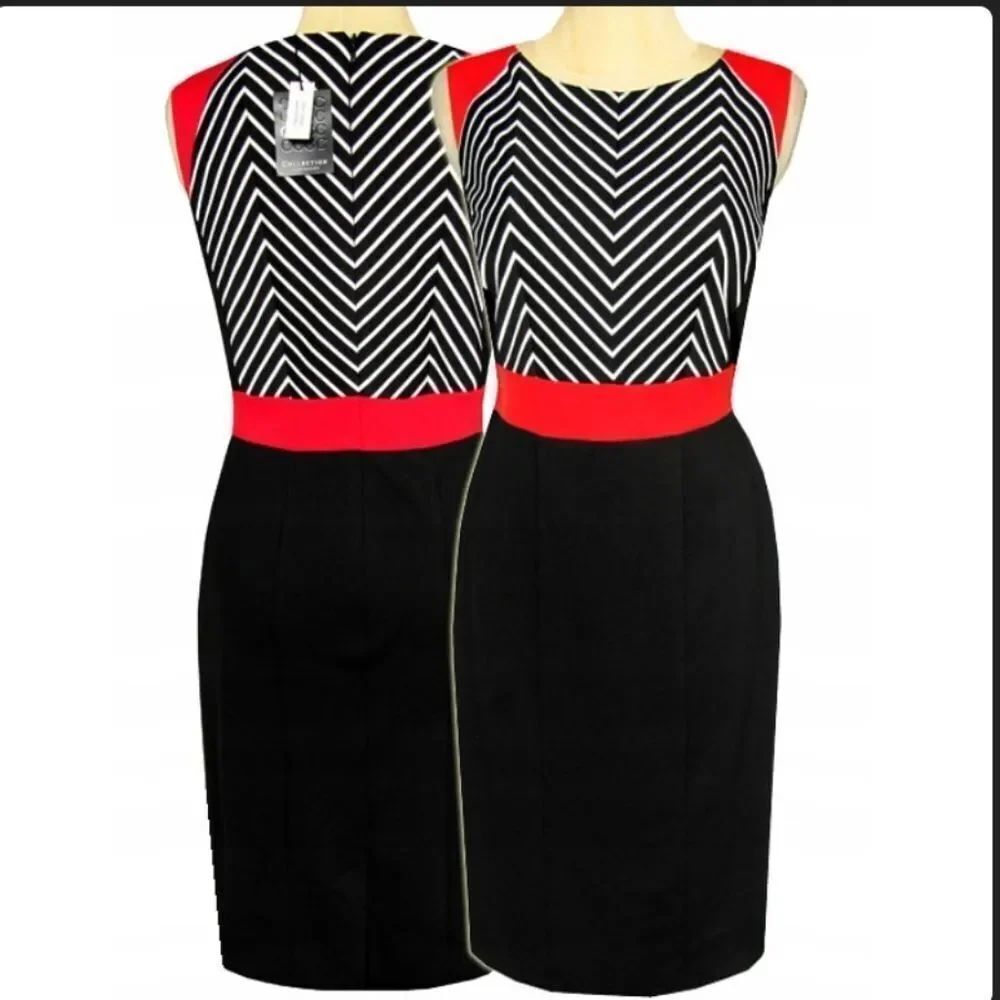 BRAND NEW VOIR VOIR SLEEVELESS HIDDEN SIDE ZIPPER CLOSURE DRESS